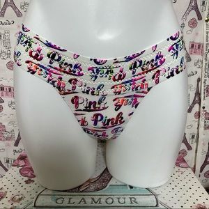 PINK Victoria’s Secret Extra Low Rise Thong Large